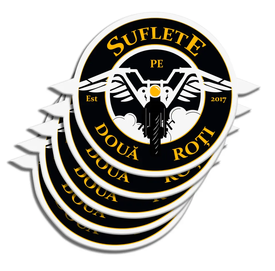 SUFLETE PE DOUA ROTI - PACK STICKERE